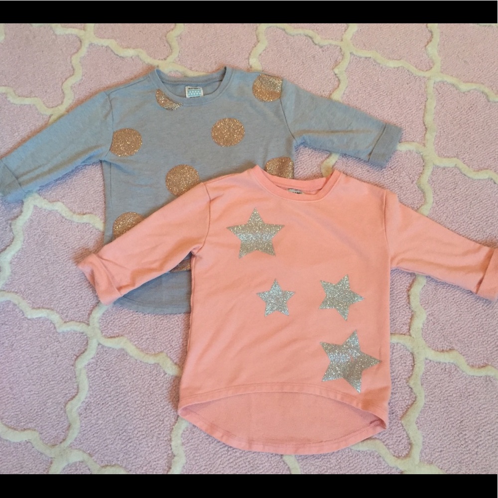 Pair of girls sweatshirts